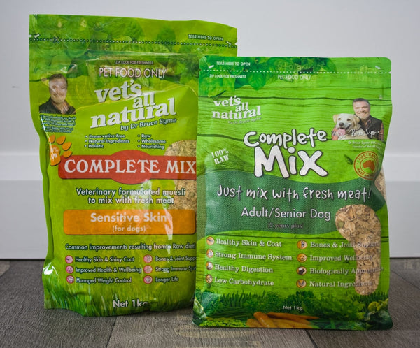 Vets all natural complete mix 15kg sale