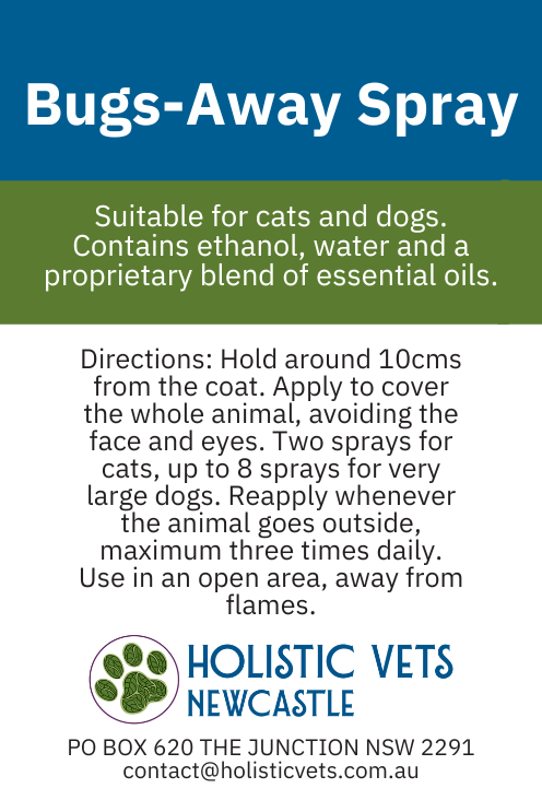 Bugs-Away Spray for Cats and Dogs (100ml)