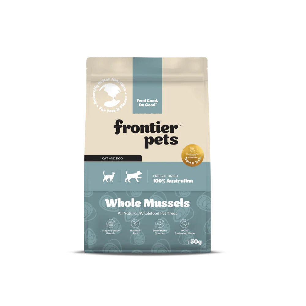 Frontier Freeze-Dried Whole Australian Mussels