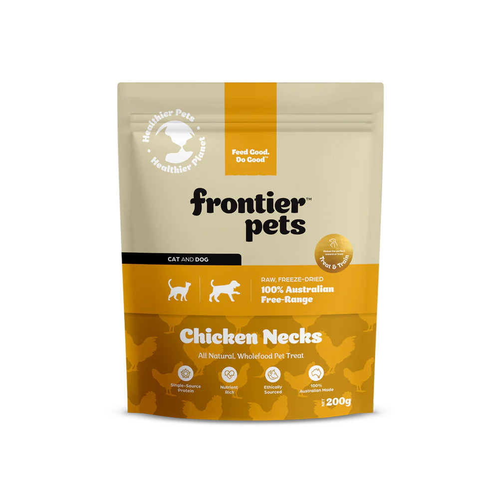 Freeze Dried Chicken Necks 200g